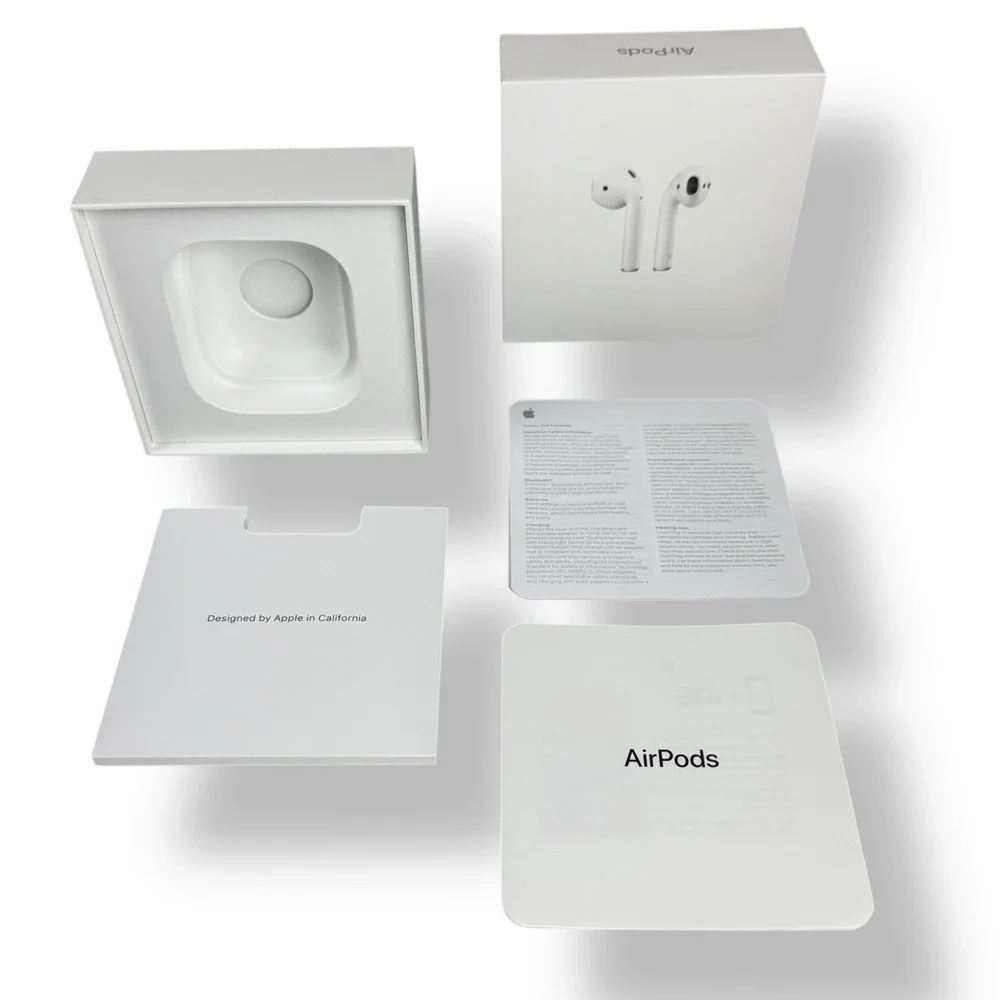 Apple AirPods 2nd Gen EMPTY‎ BOX & Inserts Only OEM Replacement Packaging